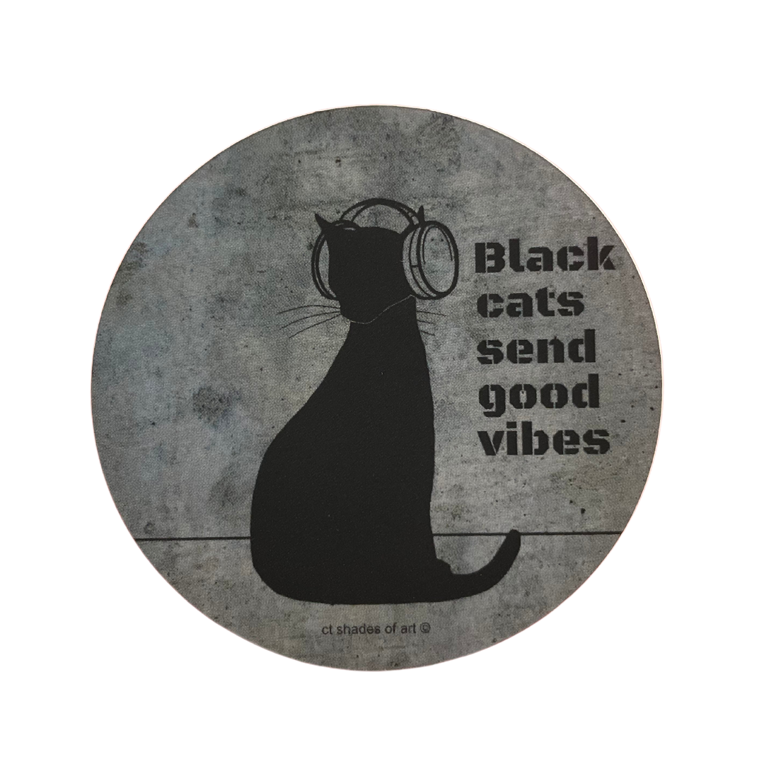Sticker Premium - Black cats
