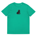 Charger l&#39;image dans la galerie, T-shirt unisexe en coton biologique - Mon chat noir
