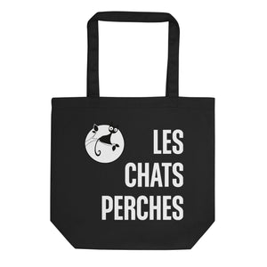 Tote Bag 100% coton bio - Les Chats perchés!