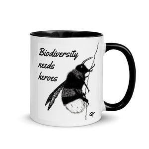 Mug coloré - Biodiversity needs heroes