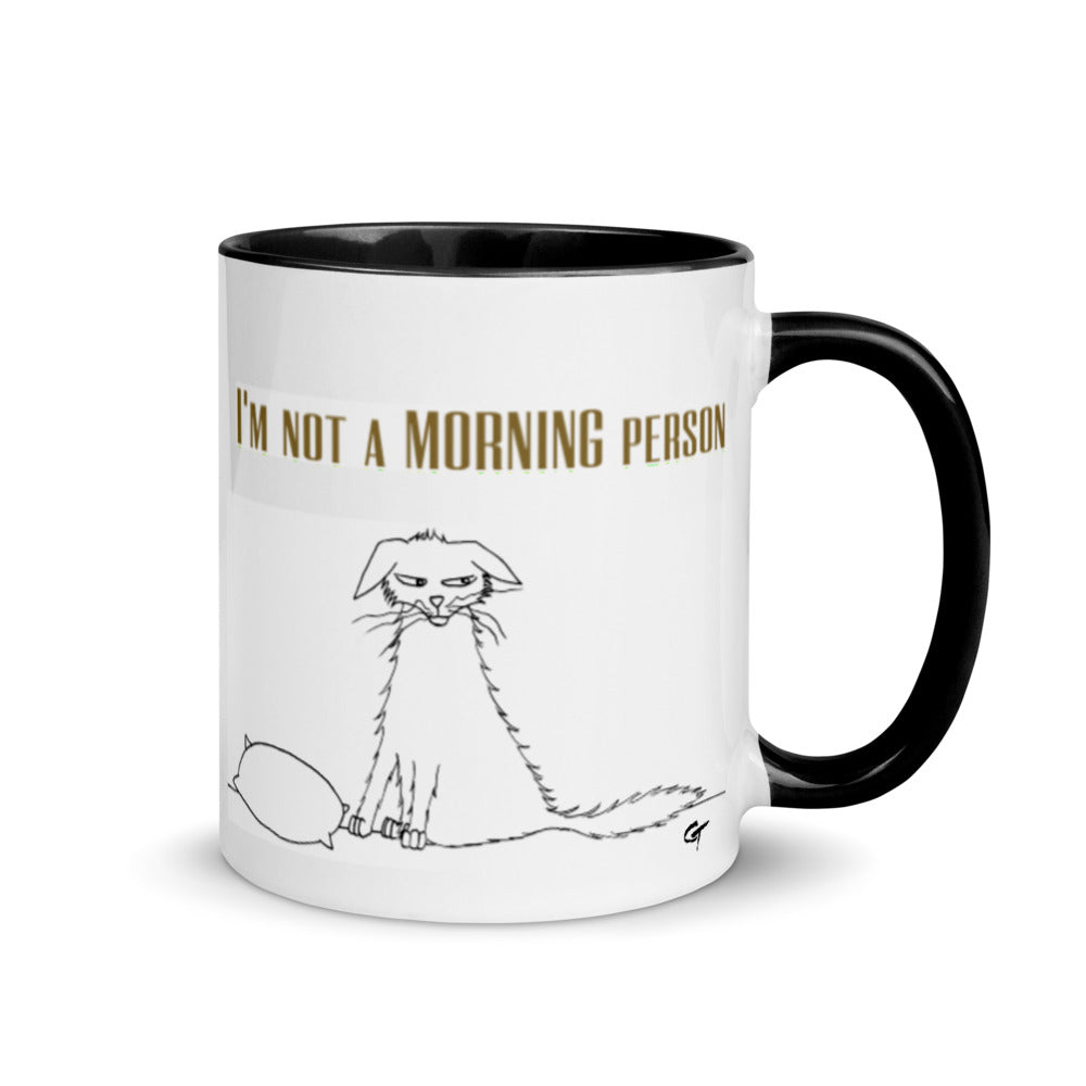 Mug coloré - I'm not a Morning person