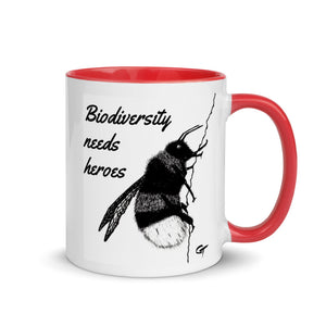 Mug coloré - Biodiversity needs heroes